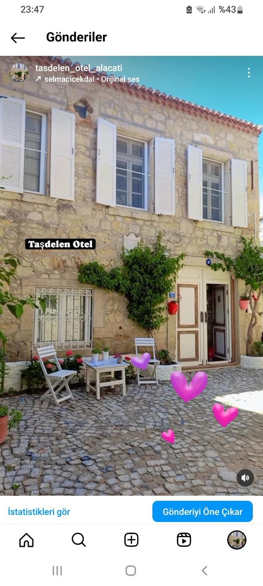 Tasdelen Hotel Alacatı Bagian luar foto